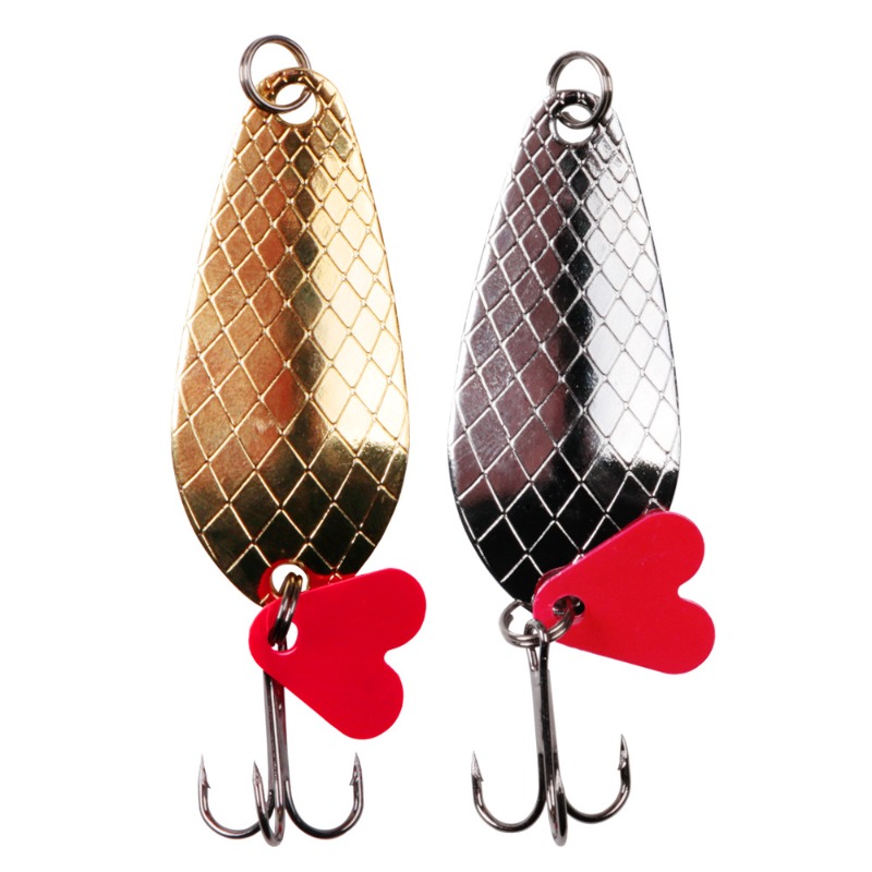 Fishing Hook Treble - 1PCS Metalen Jigging Spinner Lepel 9g
