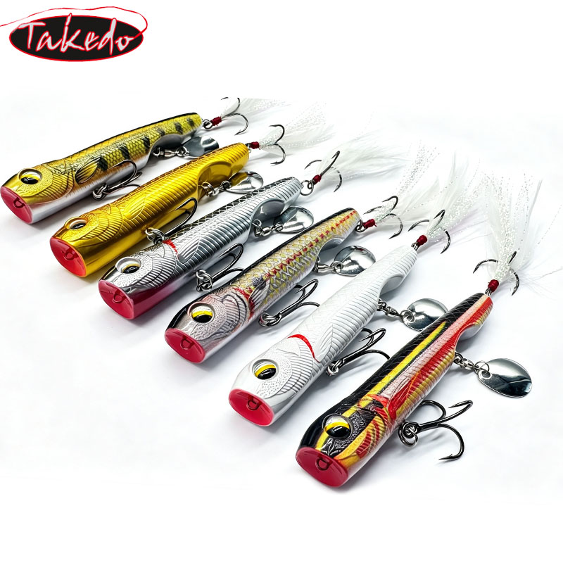 Fishing Hook Treble - TAKEDO 10G Top Water Popper Vislokaas