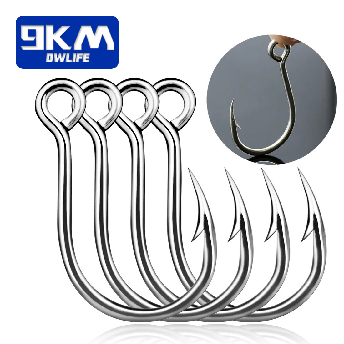 Fishing Hook Barbless - 9KM Vishaken 25 Stuks Jig Haak