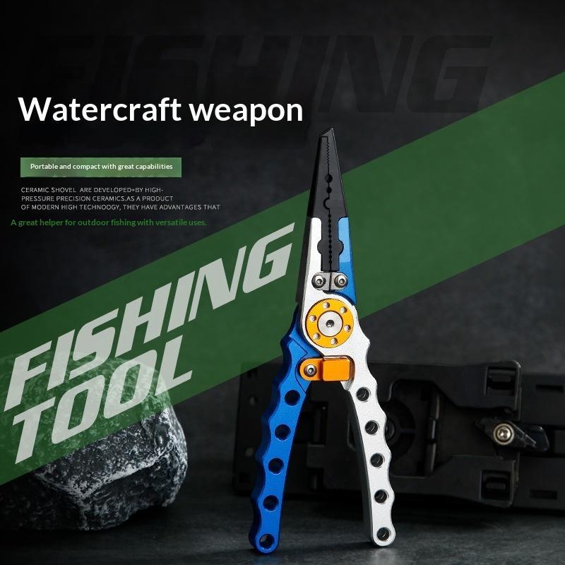 Fishing Hook Sharpener - Aluminiumlegering vistang Ergonomische antislipgreep Multifunctionele haakverwijderaar