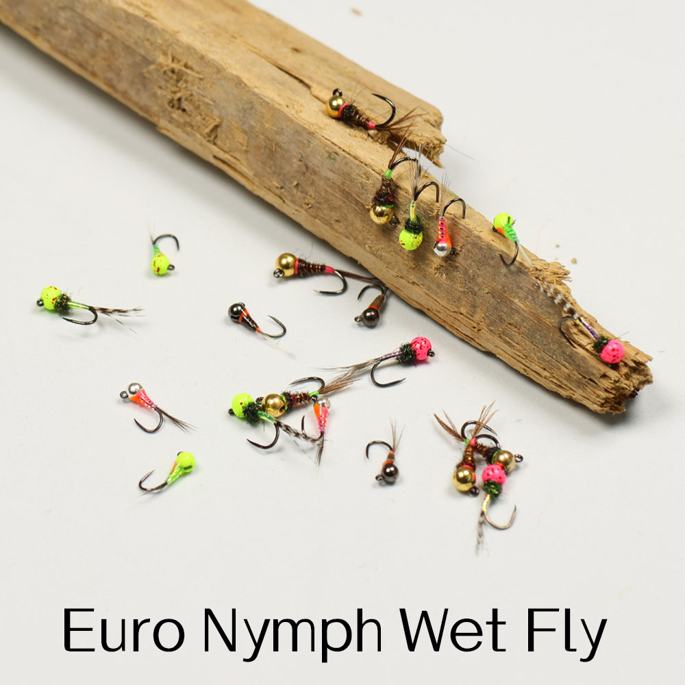 Fishing Hook Barbless - 6PCS Snel Zinkende Perdigon Euro Nimf