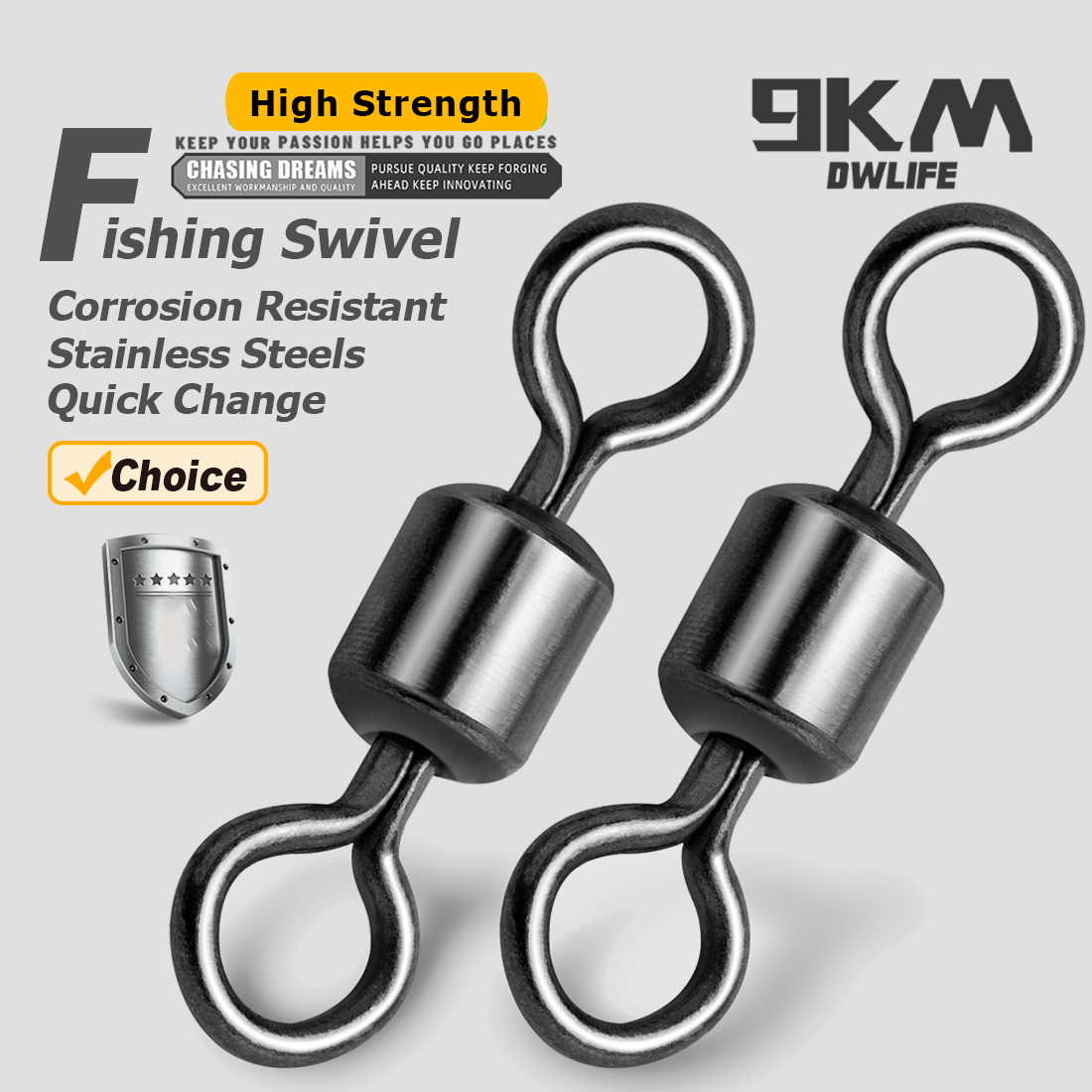 Fishing Hook Barbless - Vissen Rolling Barrel Swivel Tackle 50