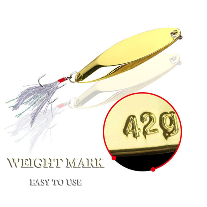 1 st 2.5g-35g Metalen Lepel Lo - Fishing Hook Treble recensie en prijs