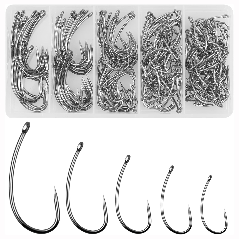 180 Stuks Weerhaken Vishaken K - Fishing Hook Barbless recensie en prijs