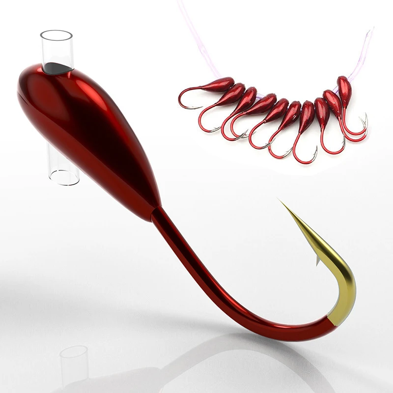 10/20PCS Winter Ijsvissen Haak - Fishing Hook Barbless recensie en prijs