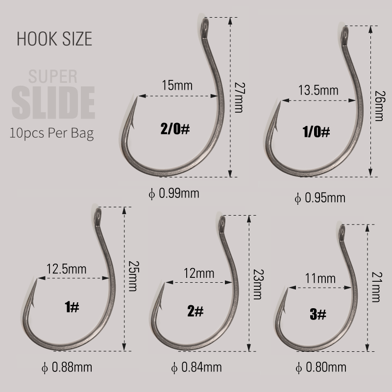 LUREHOLIC PTFE Super Slide Wac - Fishing Hook Offset recensie en prijs