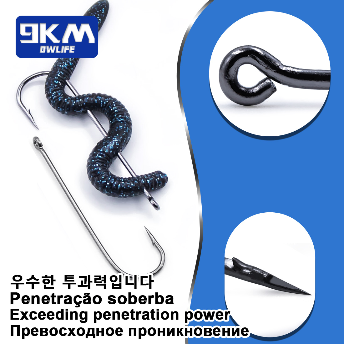 9KM Aberdeen Hooks lange steel - Fishing Hook Barbless recensie en prijs