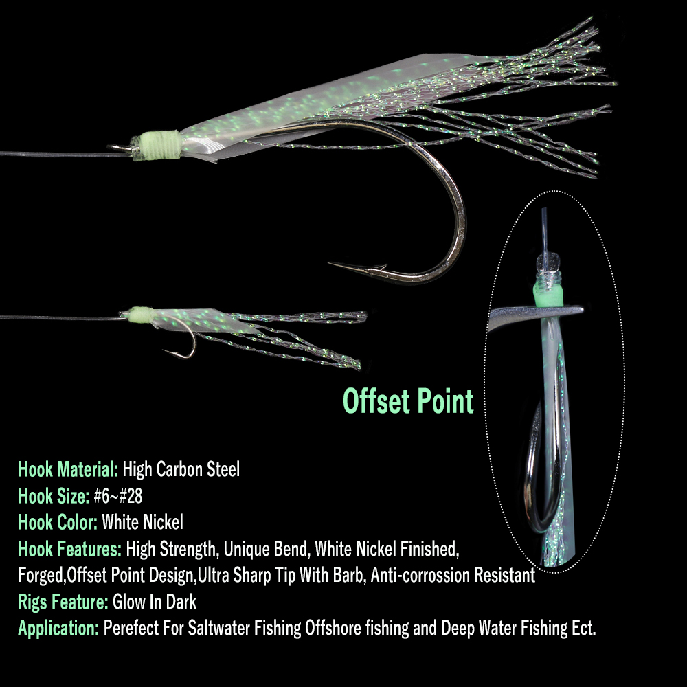 Wifreo 50Pc Lichtgevende Gesim - Fishing Hook Circle recensie en prijs