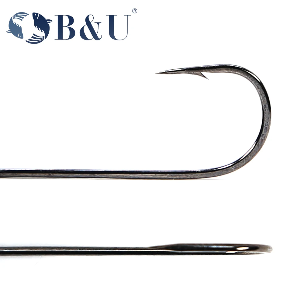 B&U 20 stuks Vishaak Grote Oge - Fishing Hook Barbless recensie en prijs