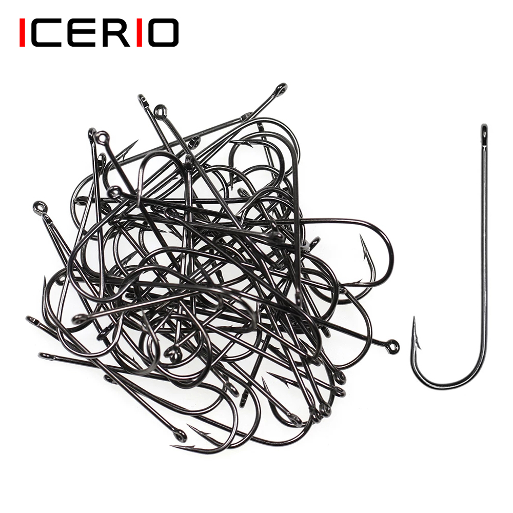 ICERIO 100 STUKS 16 #   - 3/0  - Fishing Hook Barbless recensie en prijs