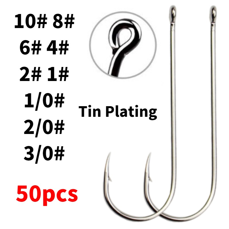 50 stuks lange schacht zoutwat - Fishing Hook Circle recensie en prijs