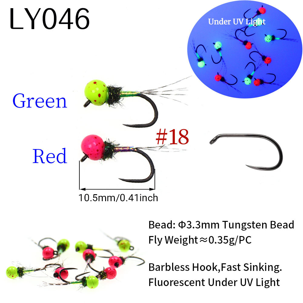 6PCS Snel Zinkende Perdigon Eu - Fishing Hook Barbless recensie en prijs
