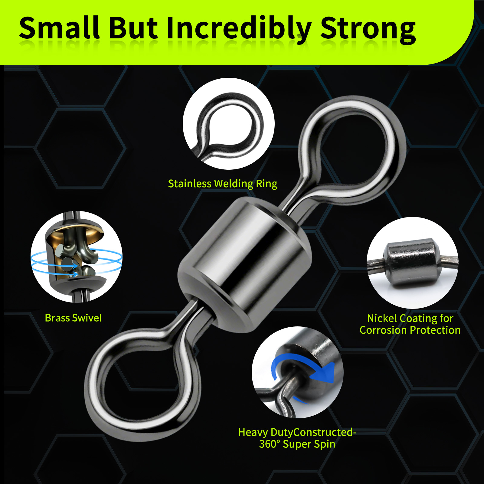 Vissen Rolling Barrel Swivel T - Fishing Hook Barbless recensie en prijs